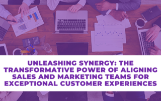 Unleashing Synergy The Transformative Power of Aligning Sales and Marketing Teams for Exceptional Customer Experiences