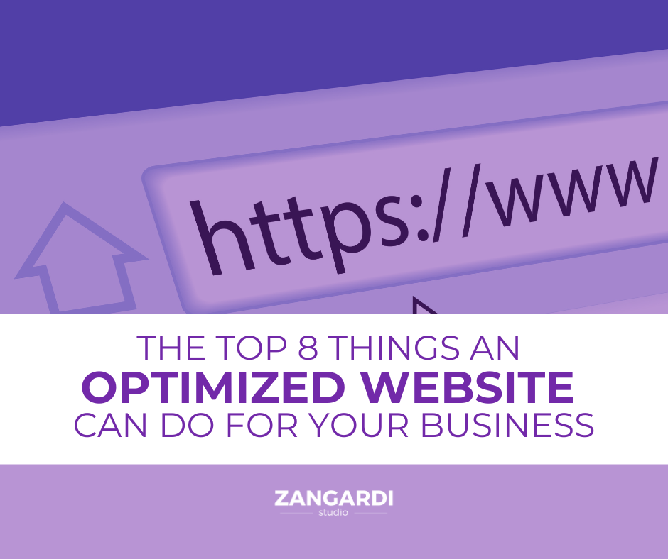 The TOP 8 Things an Optimized Website Can Do For YOU